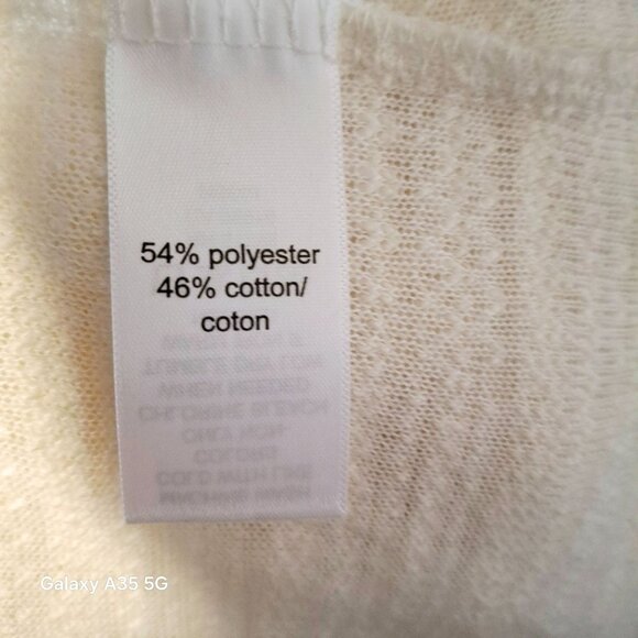 Maurices Womens Open Front Textured Cardigan Size 3 Polyester Cotton Blend - Picture 5 of 6